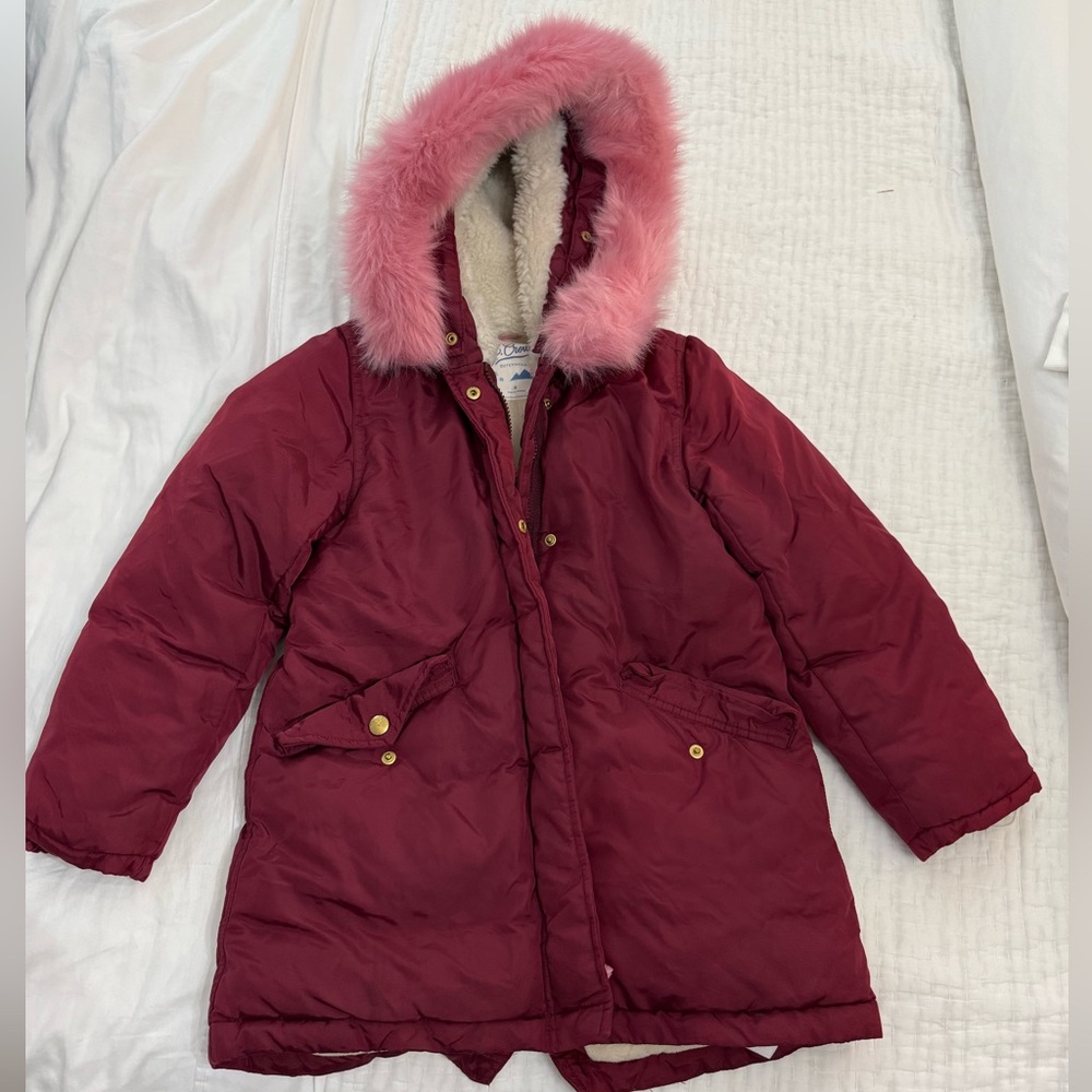 J crew Girls' fishtail parka with Primaloft Size 8